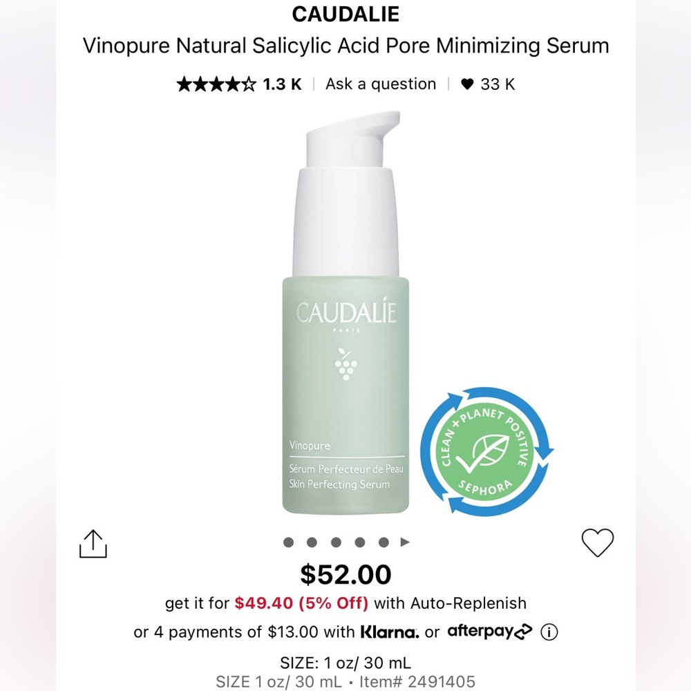 Caudalie Acne Serum